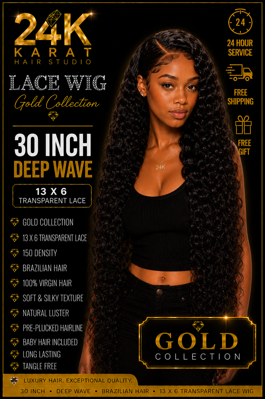 Pineapple Wave 13x4 Lace Wig