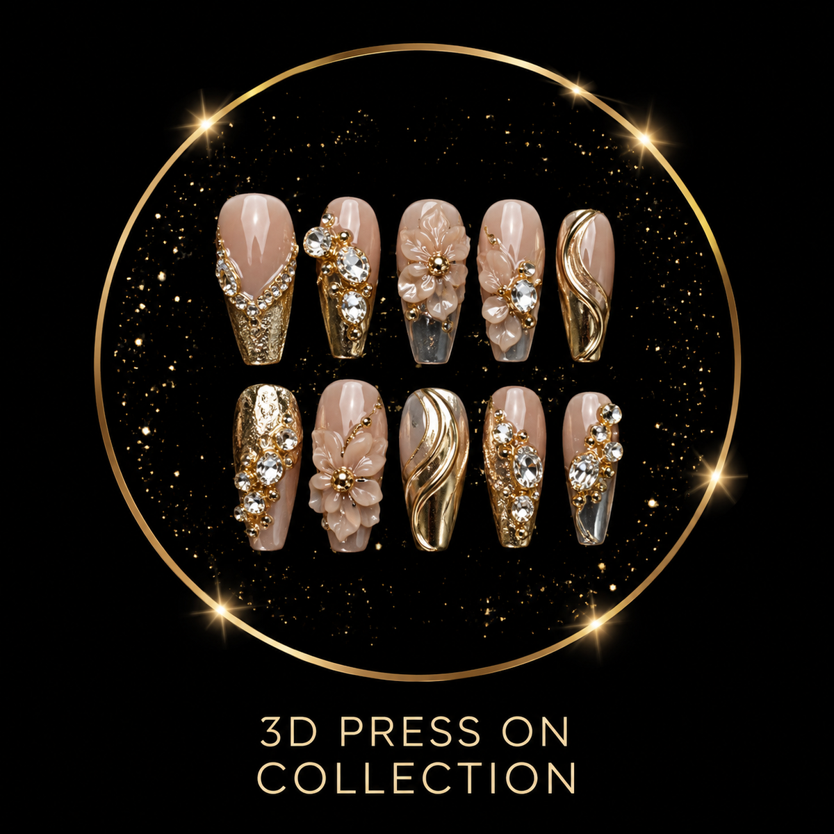 3D PRESS ON NAILS