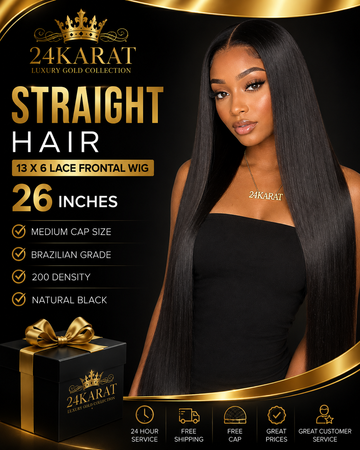 Straight  13 x 6 26’’