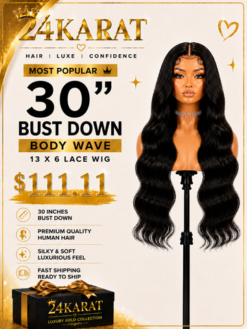 Bust Down Bodywave 30’’ Lace Wig