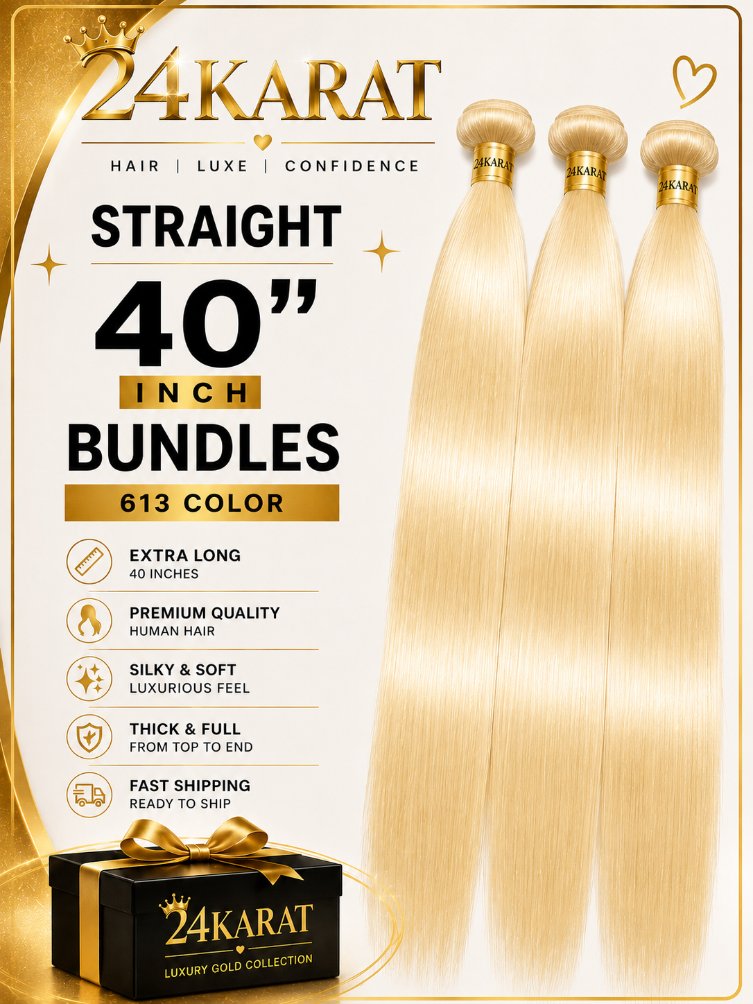 Bust Down Bundles 613 40’’