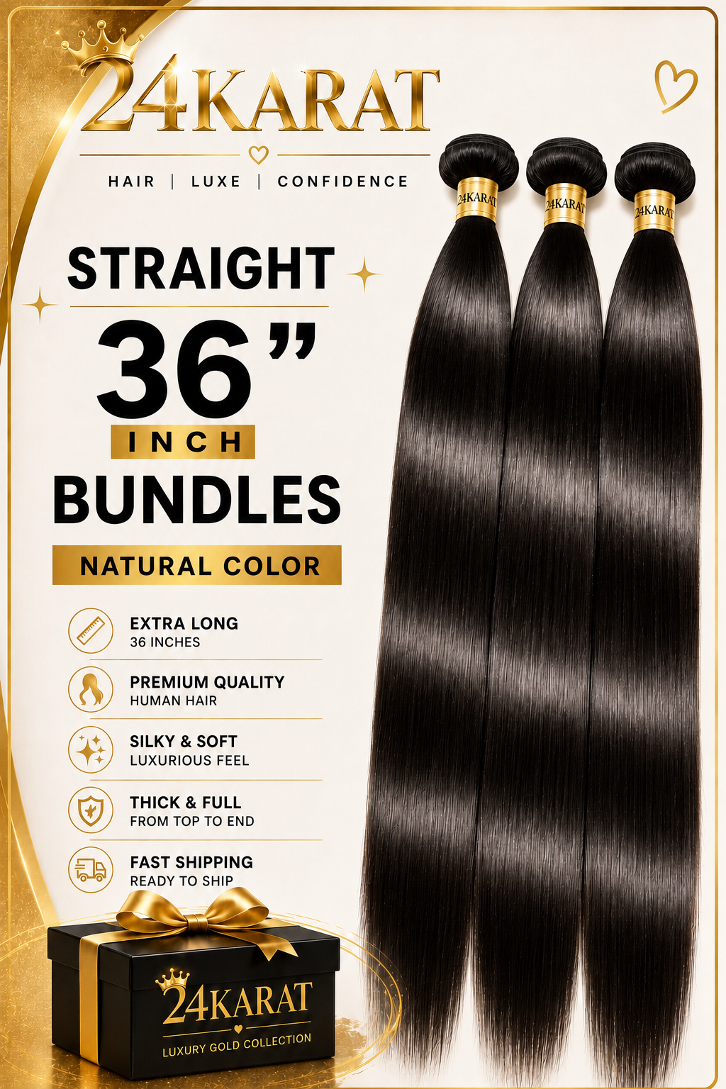 Bust Down Bundles 36’’